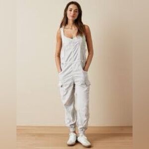 American Eagle dreamy drape cargo overall